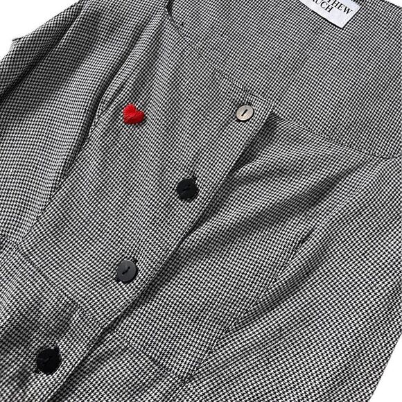 MATTHEW BRUCH Apron Mini Dress in Black Repaired - Picture 9 of 12